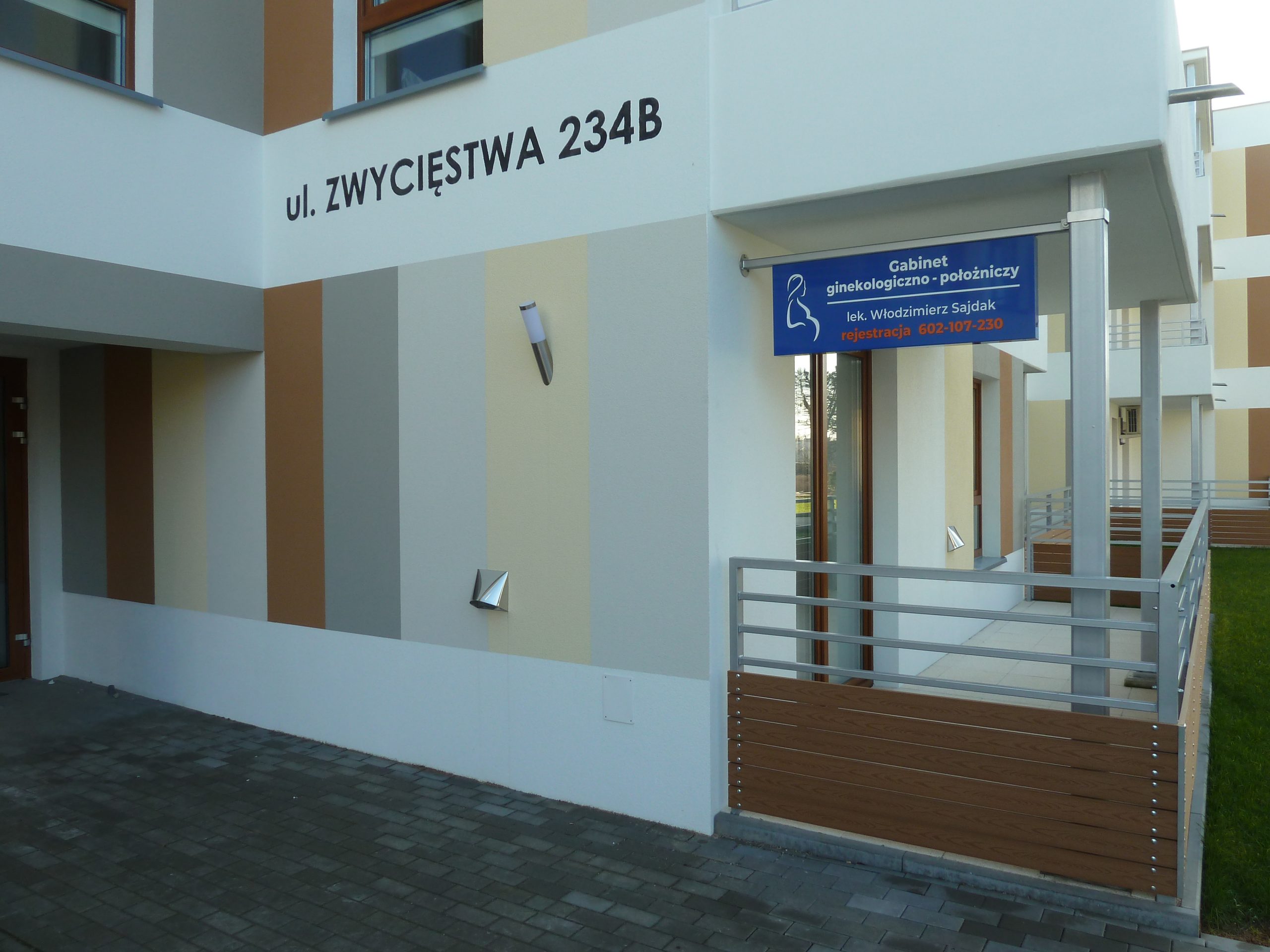 Wnętrze gabinetu ginekologiczno-położniczego w Koszalinie